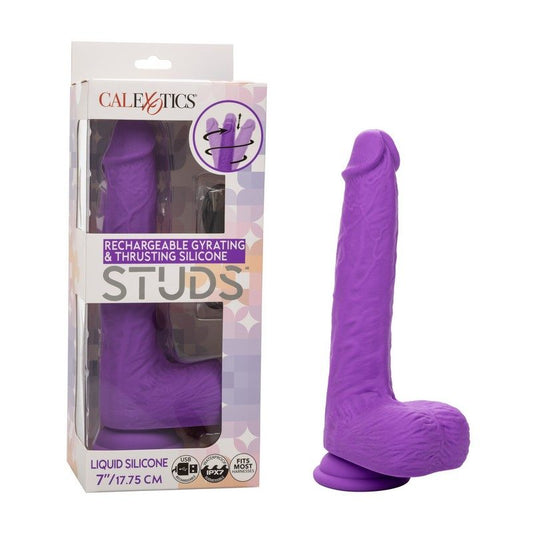 CalExotics Silicone Studs Gyrating Thrusting Vibrator