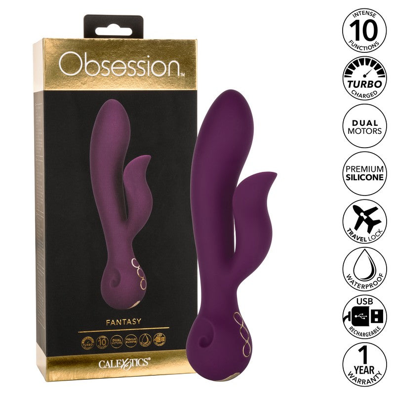 CalExotics Obsession Fantasy Rabbit Vibe – Smooth Silicone Design