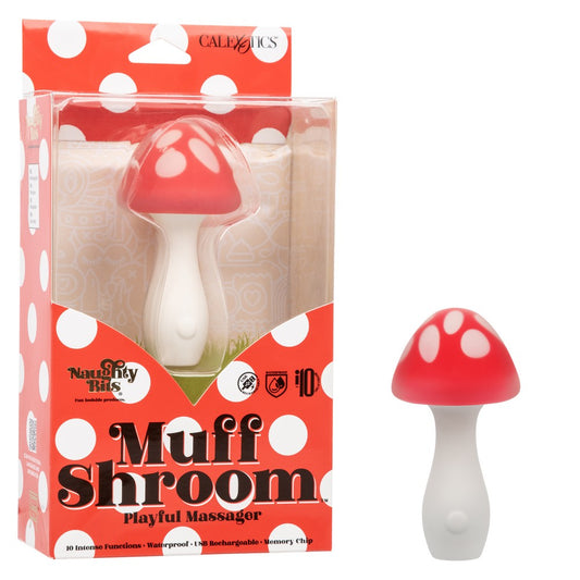 Muff Shroom mushroom-shaped massager in colorful design