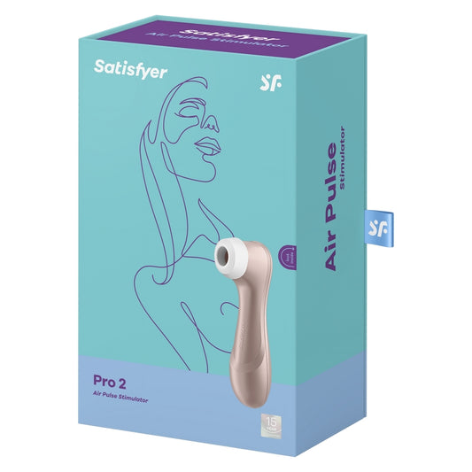Satisfyer Pro 2 Clitoral Suction Vibrator – Classic Rose Gold