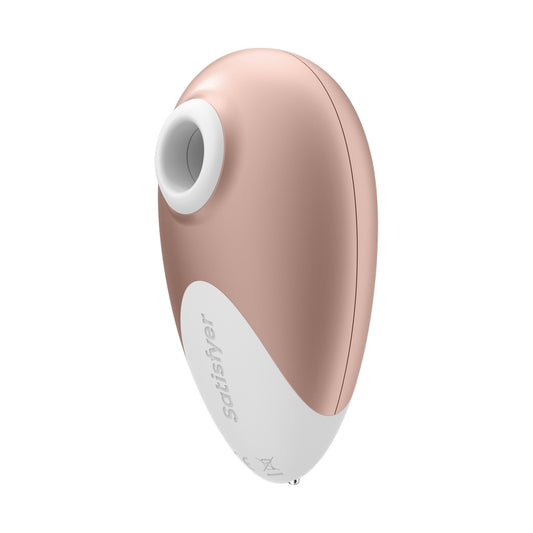 Satisfyer Deluxe Air Pulse Stimulator in rose gold design