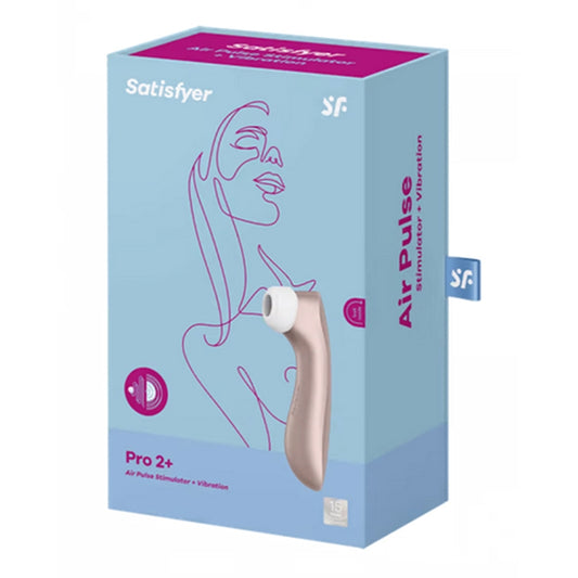 Satisfyer Pro 2+ Dual Motor Clitoral Stimulator with Air-Pulse and Vibration