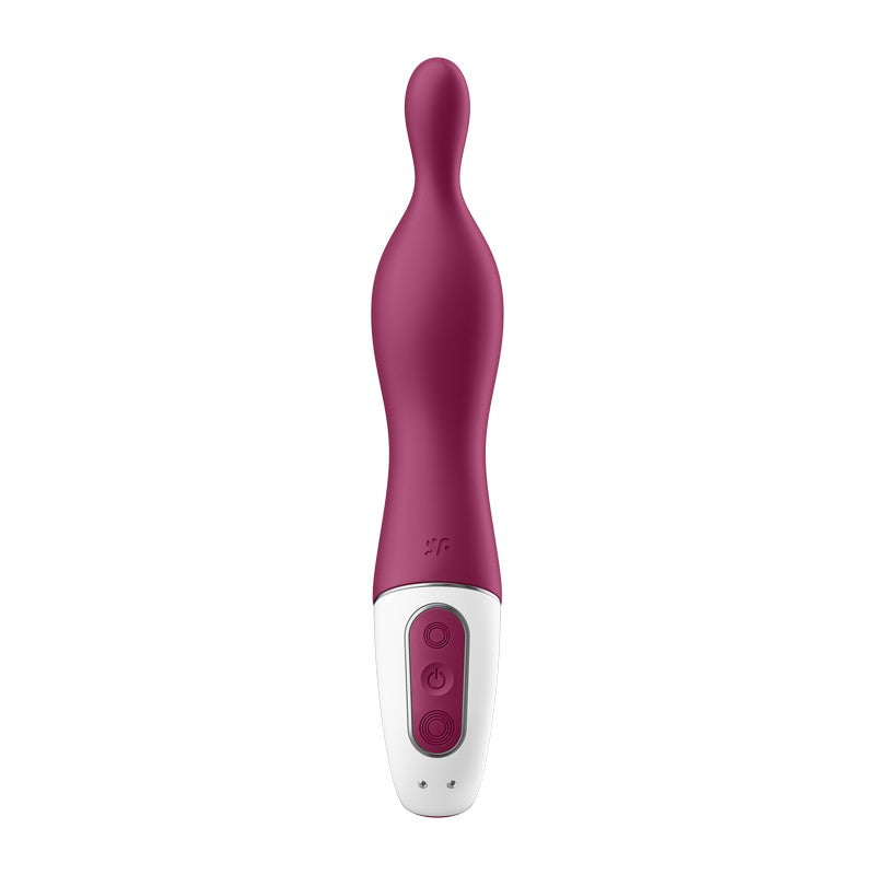 Satisfyer A-Mazing 1 A-spot vibrator in berry color with ergonomic curve