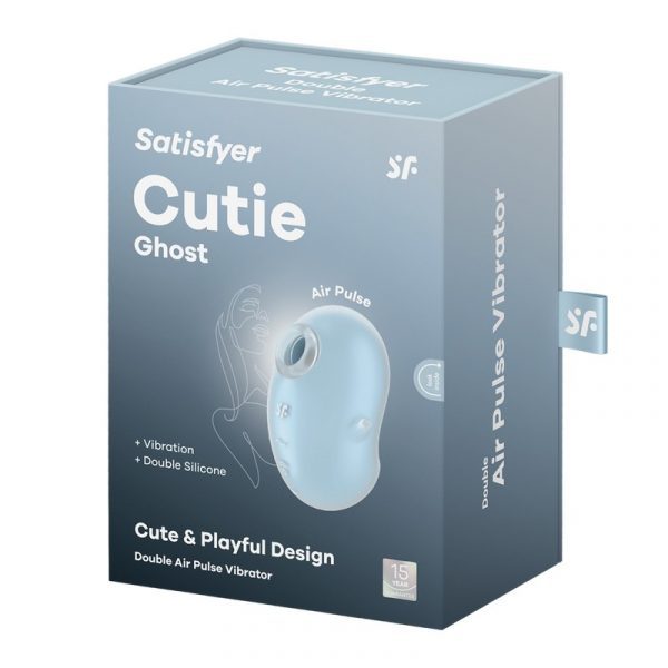 Satisfyer Cutie Ghost – Dual Motor Air Pulse & Vibration Clitoral Stimulator