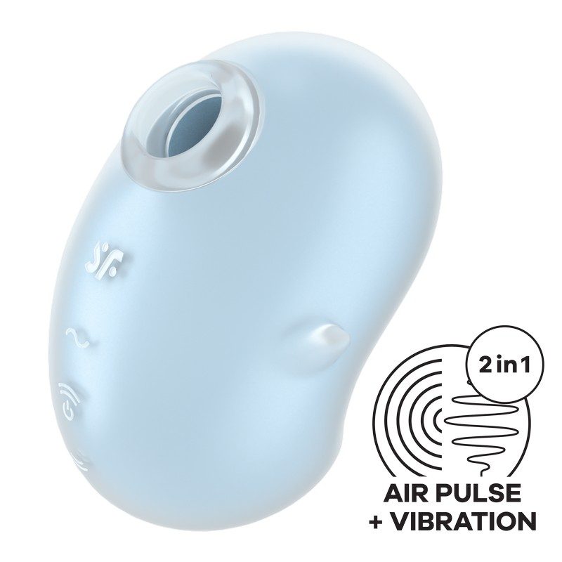 Satisfyer Cutie Ghost – Dual Motor Air Pulse & Vibration Clitoral Stimulator