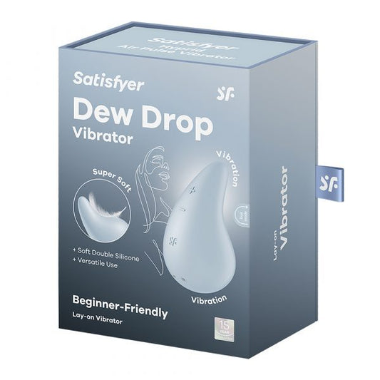 Satisfyer Dew Drop Lay-On Vibrator – Double Silicone Clitoral Stimulator