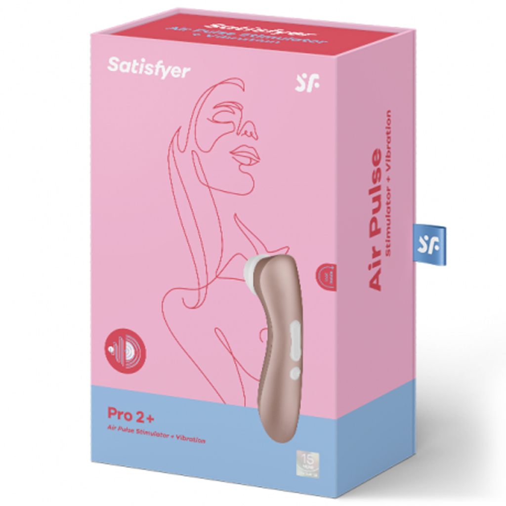 Satisfyer Pro 2+ Air-Pulse and Vibration Clitoral Stimulator