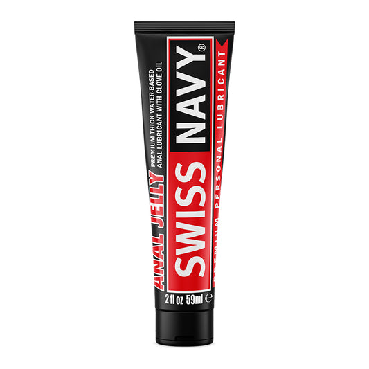 Swiss Navy Anal Jelly Premium Water-Based Anal Lubricant with Clove Oil Tube