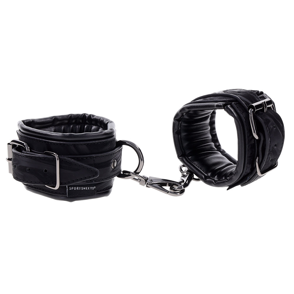 Sportsheets Velvet Noir Handcuffs