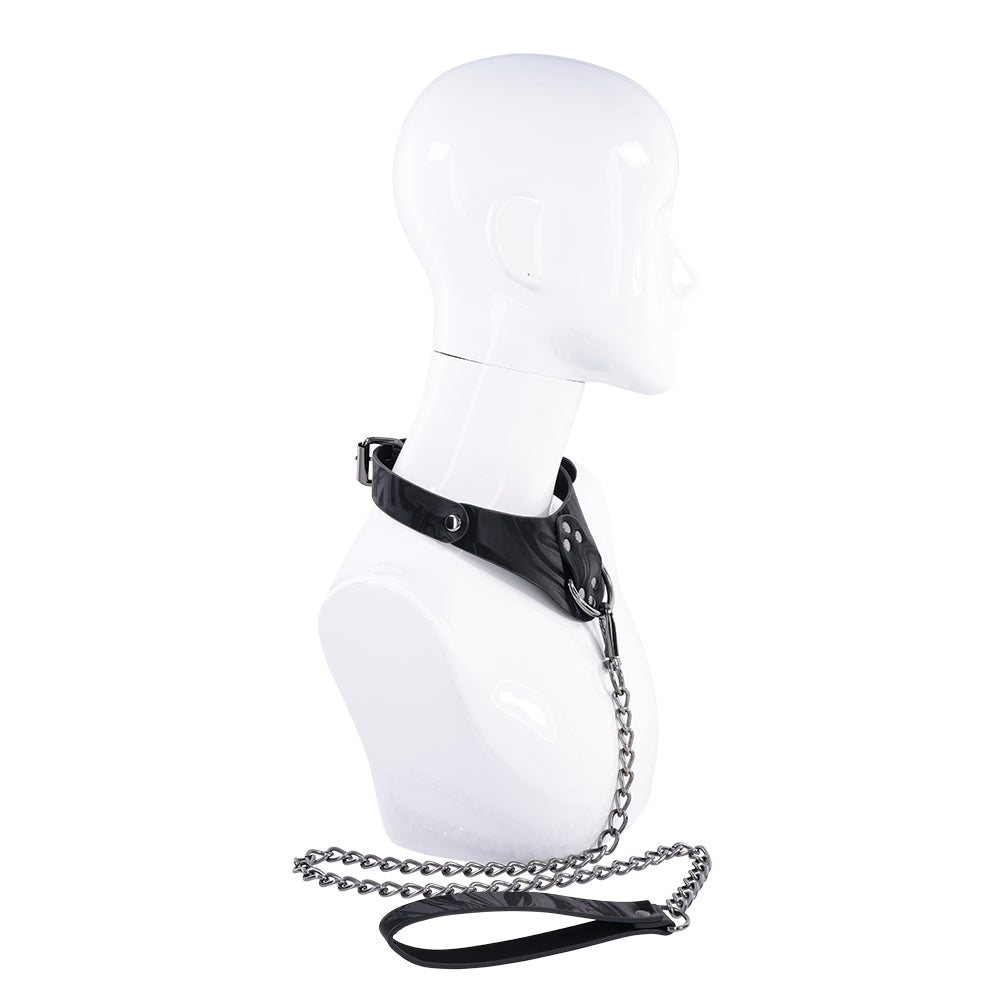 Sportsheets Velvet Noir Collar & Leash