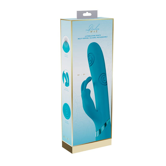 Shots VIVE Mimi Triple Motor G-Spot Tapping Vibrator – silicone vibe with clitoral arm and climax mode button