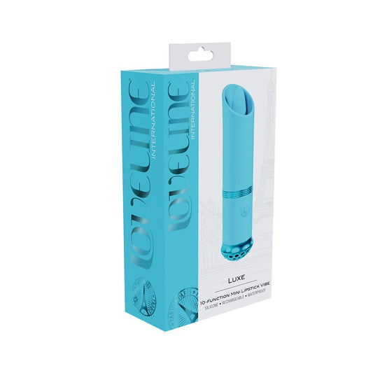 Shots Luxe Lipstick Vibe – Compact Clitoral Vibrator with Light-Up Base and Elegant Silicone Tip