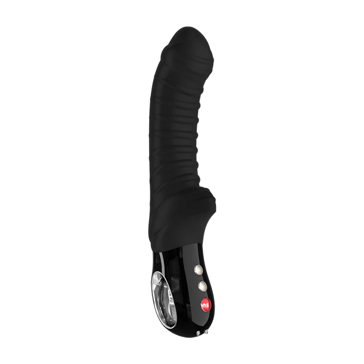 Fun Factory Tiger G5 Vibrator – powerful curved silicone vibrator with ridged shaft and ergonomic loop handle