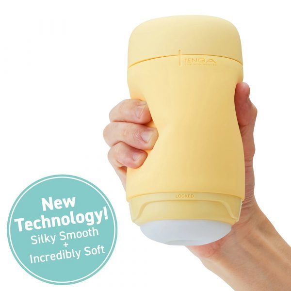 Tenga Puffy Male Masturbator – Ultra-Soft Spongy Design