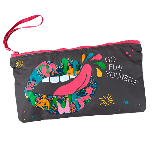 Fun Factory Limited Edition Toy Bag – Hygienic and artistic toy storage pouch with erotic illustrations