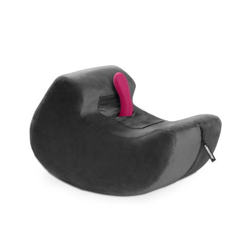 Liberator Puls Sex Toy Mount in black velvet fabric