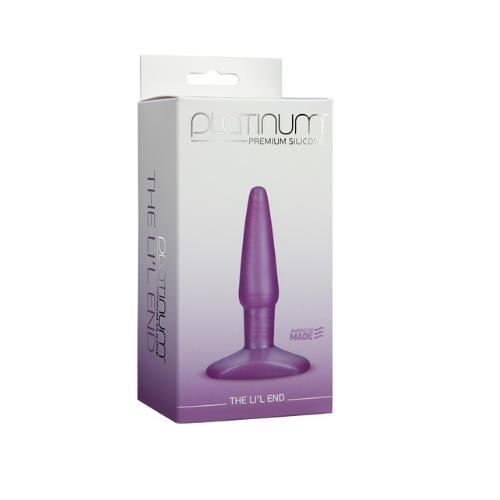 Doc Johnson The Li’l End purple silicone anal plug