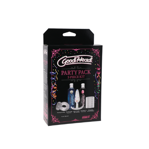 GoodHead Party Pack with stroker, plug, and flavored gels