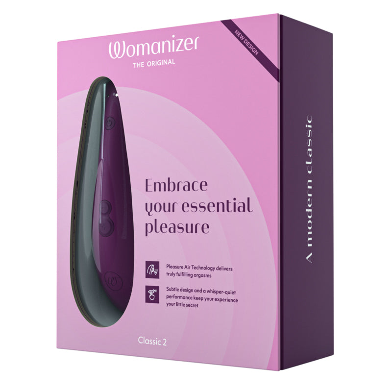 Womanizer Classic 2 Clitoral Stimulator – Contactless Suction Toy in Elegant Design