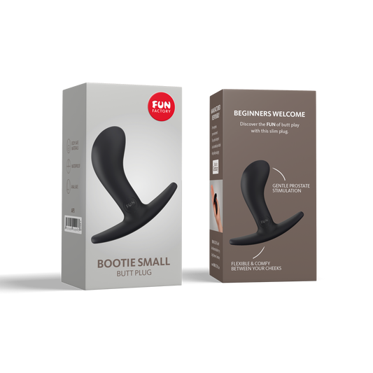 Fun Factory Silicone Bootie Medium Plug - Medium Black