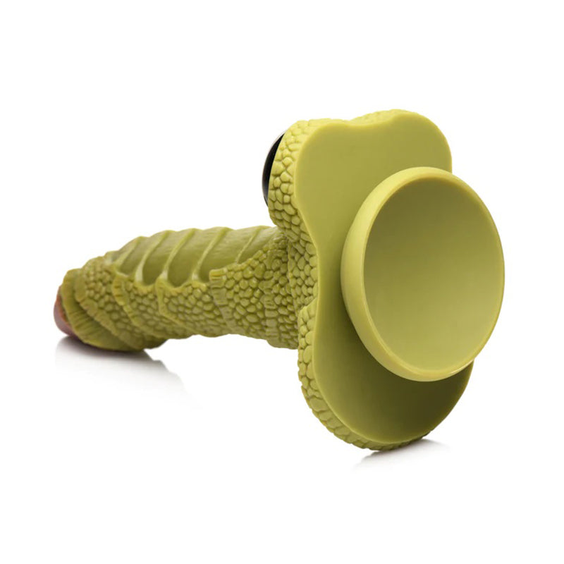 Creature Cocks Swamp Monster Green Scaly Silicone Dildo