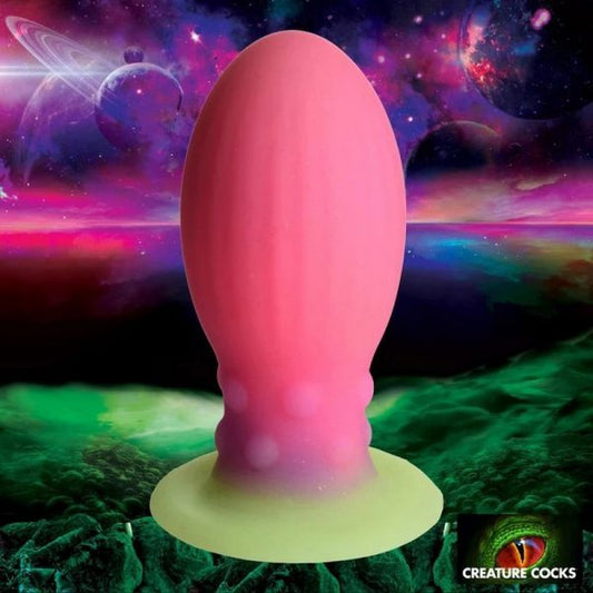 Creature Cocks XL Xeno Glowing Silicone Egg
