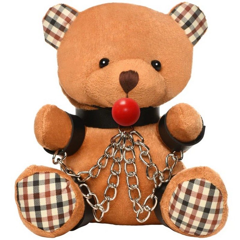Master Series Gagged Bondage Teddy Bear Plush