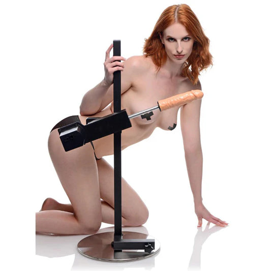 Master Series Dicktator Extreme adjustable thrusting sex machine with stand