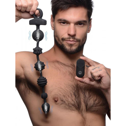 Master Series 10X Dark Rattler Vibrating Silicone Beads