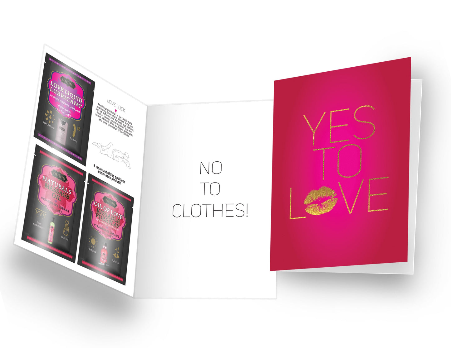 Kama Sutra Naughty Notes – Yes to Love... No to Clothes!