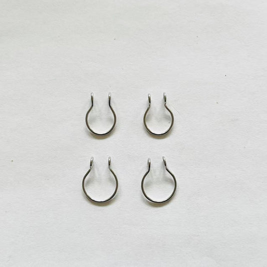 Minimalist Silver Nipple Rings – Non-Piercing
