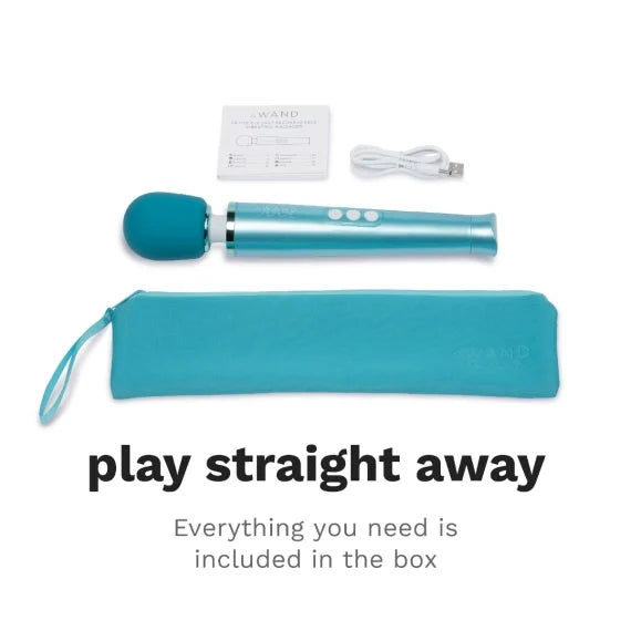 Close-up of control interface and body-safe silicone head