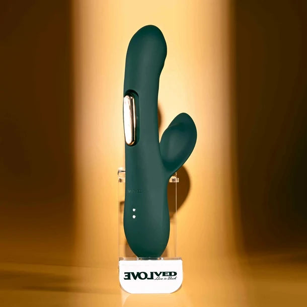 Evolved Heart of Gold Dual-Stimulation Vibrator