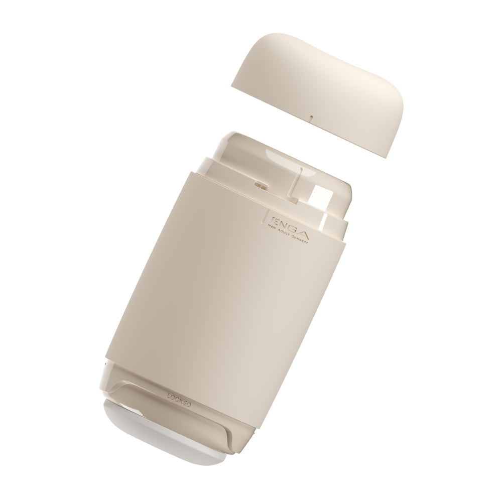 Tenga Puffy Male Masturbator - Latte Brown