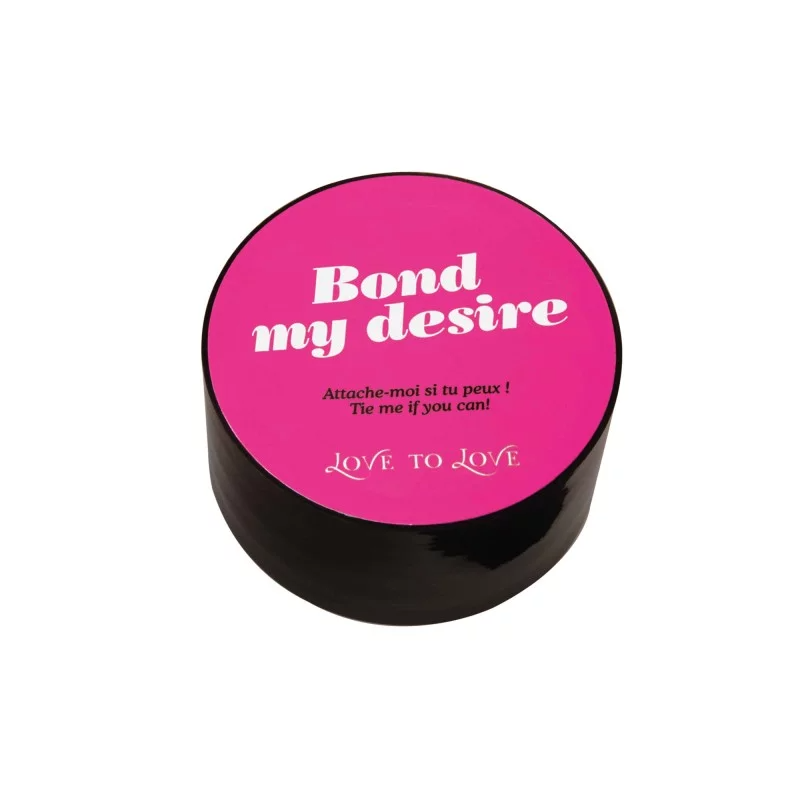 Love To Love Bond My Desire Bondage Tape – 2-Pack Black Rolls