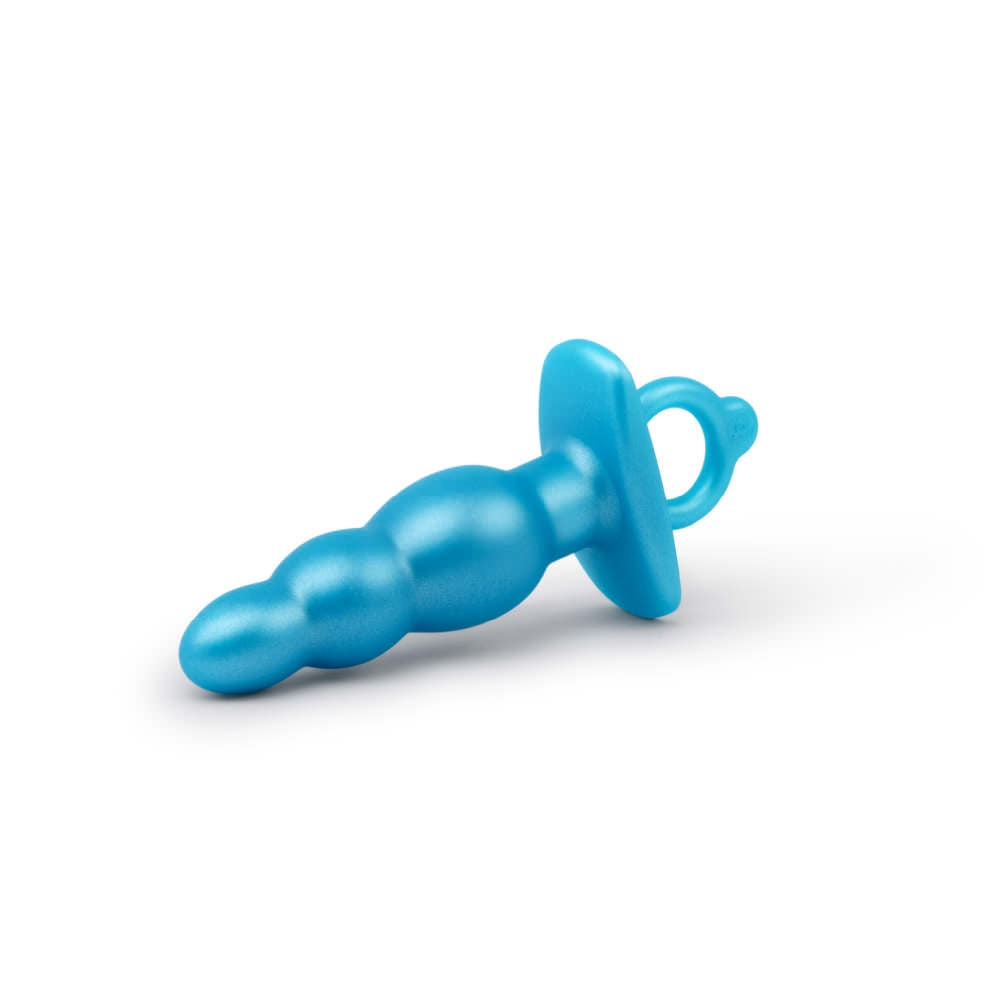 b-Vibe Bounce Beaded Plug – Side View with Finger Ring