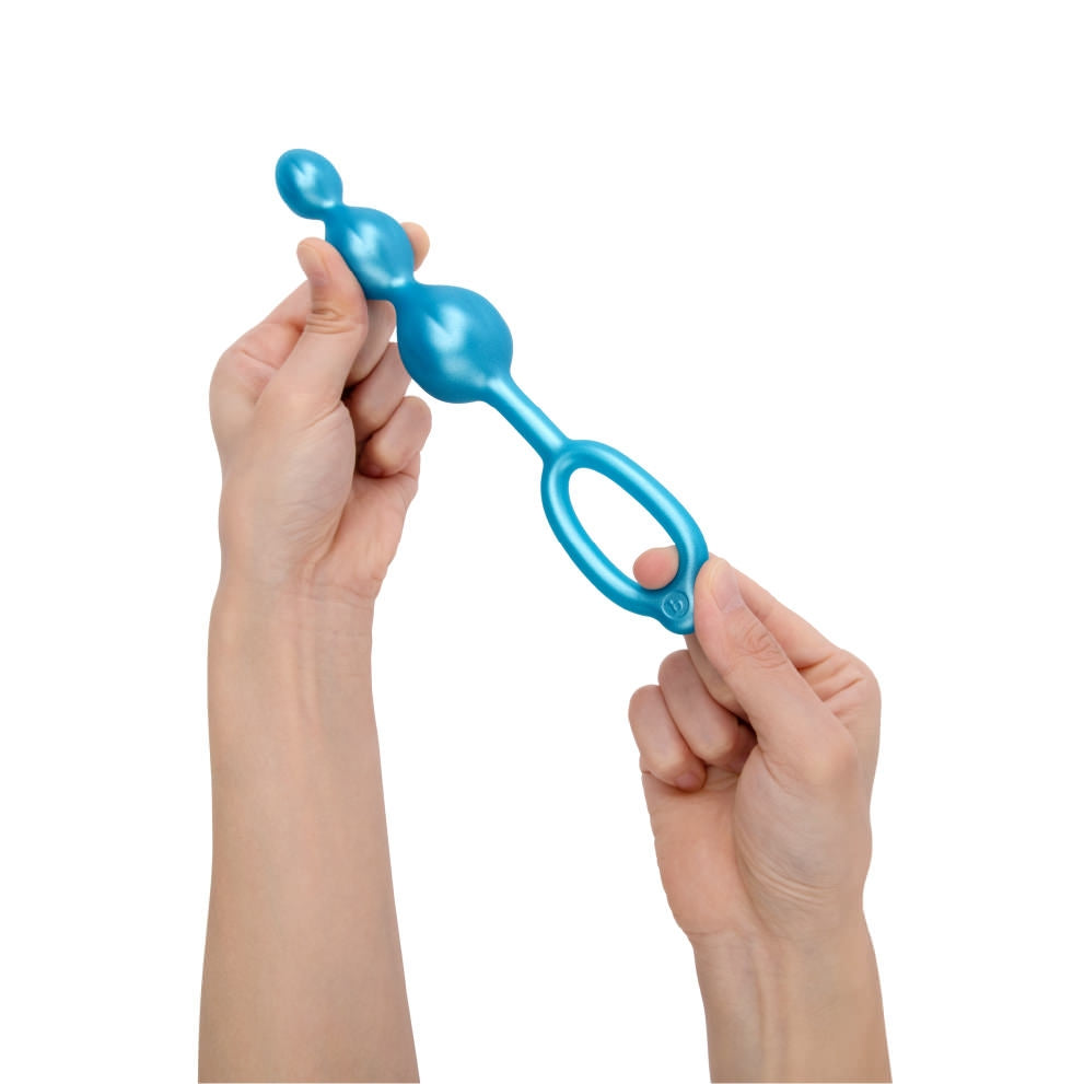 b-Vibe Beaded Butties Bundle – Full 3-Piece Anal Plug Set Display