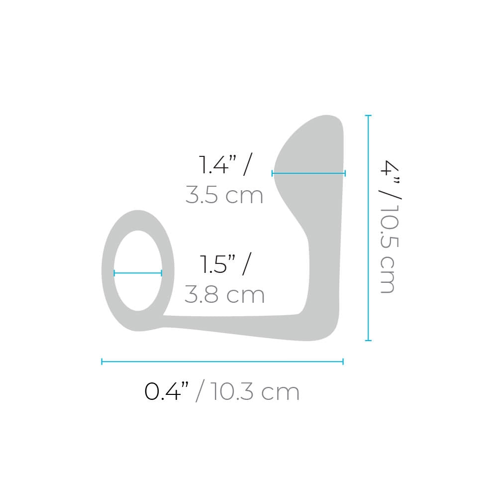 b-Vibe Ringer Cock Ring & Plug