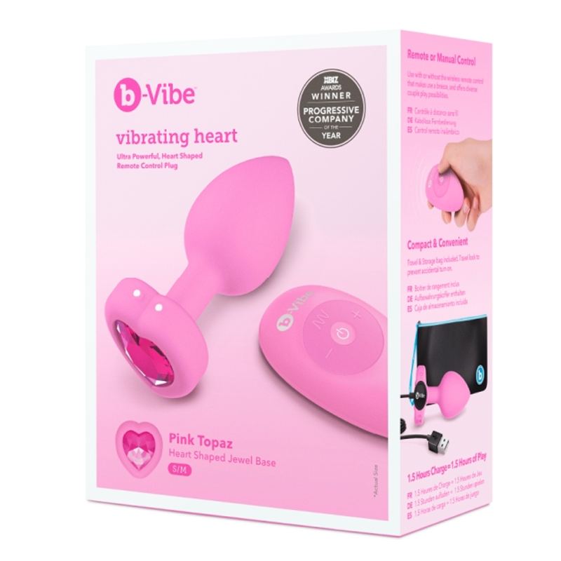 b-Vibe Vibrating Heart Plug