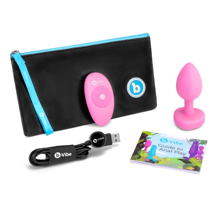 b-Vibe Vibrating Heart Remote Control Plug – S/M