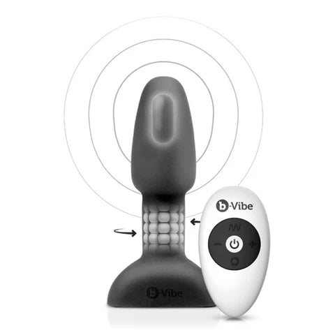 b-Vibe Rimming Plug Petite – Compact Rotating & Vibrating Butt Plug for Beginners