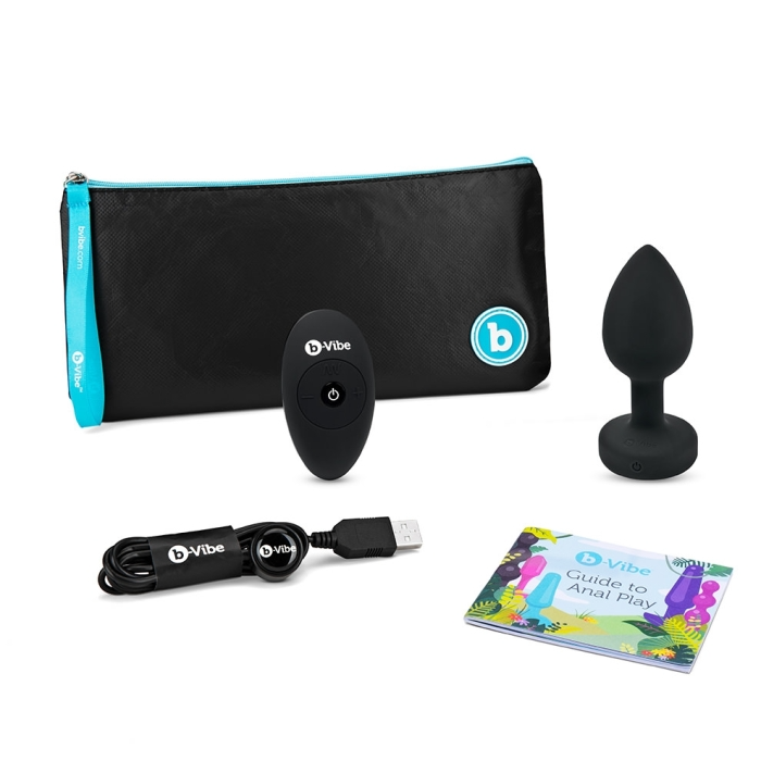 b-Vibe Vibrating Jewel Remote Control Plug – M/L
