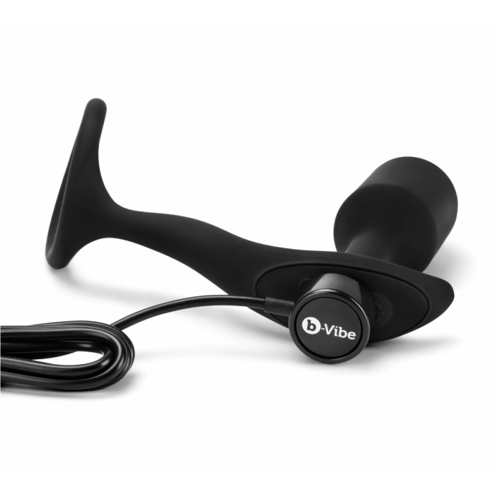Weighted butt plug with vibrating function and penis ring