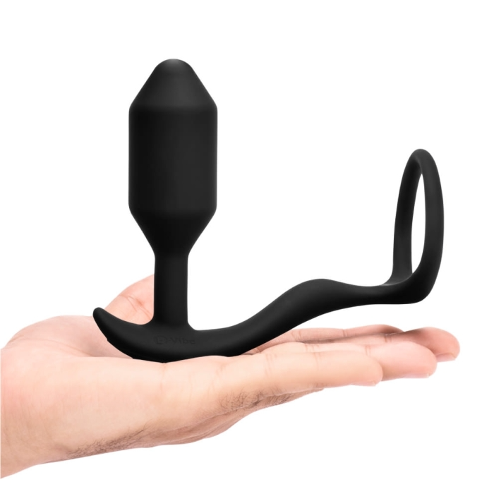 b-Vibe hybrid anal toy with 3-in-1 stimulation design