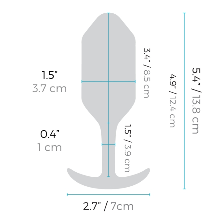 b-Vibe Vibrating Snug Plug 3 – Large