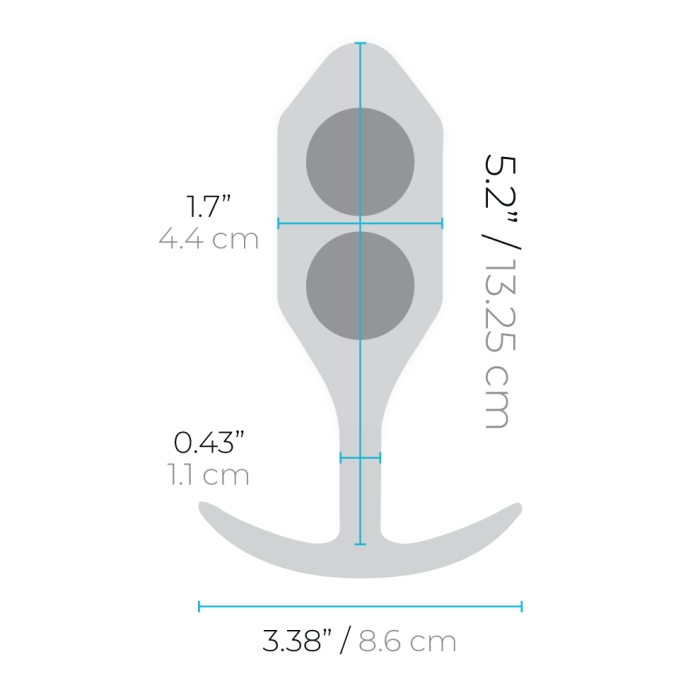 b-Vibe Snug Plug 4 Weighted Butt Plug