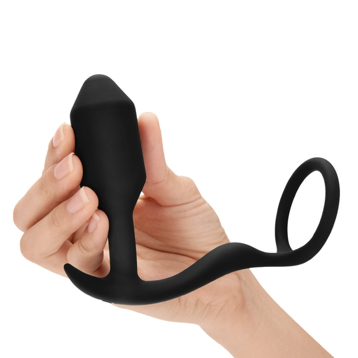 b-Vibe Snug & Tug shown with storage case