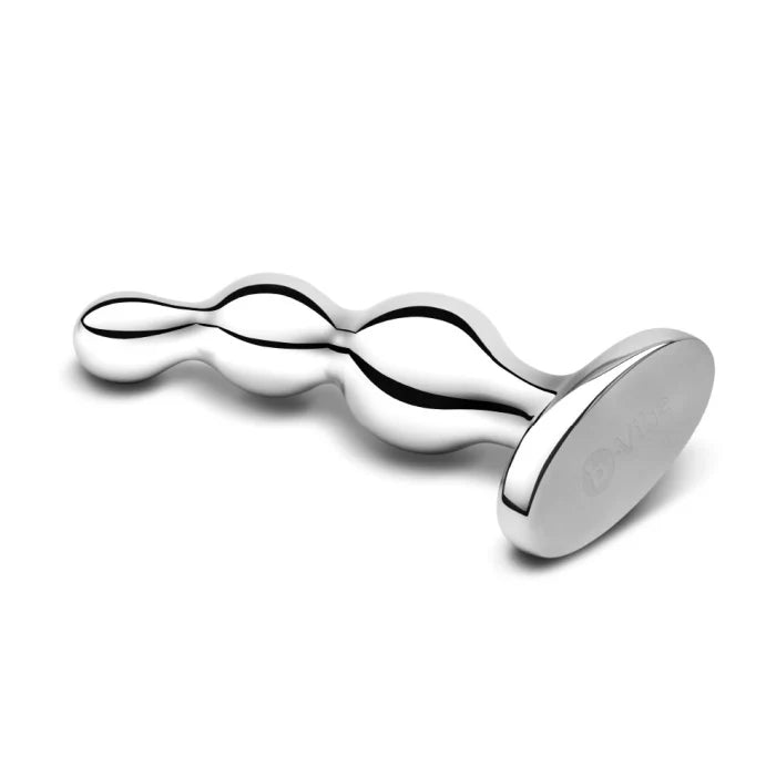 b-Vibe Stainless Steel Anal Beads – Weighted 3-Bead Design for Deep Anal Fulfillment