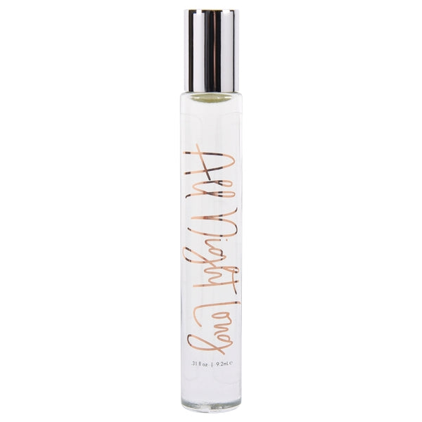 Roll-on bottle of CG All Night Long Pheromone Perfume Oil with elegant packaging – 0.3oz / 9.2mL