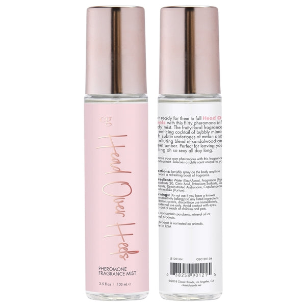 CG Head Over Heels Fragrance Body Mist with Pheromone - Floral 3.5oz / 103mL